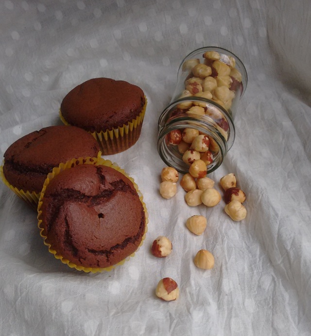 Chocolate Hazelnut Ragi Cupcakes